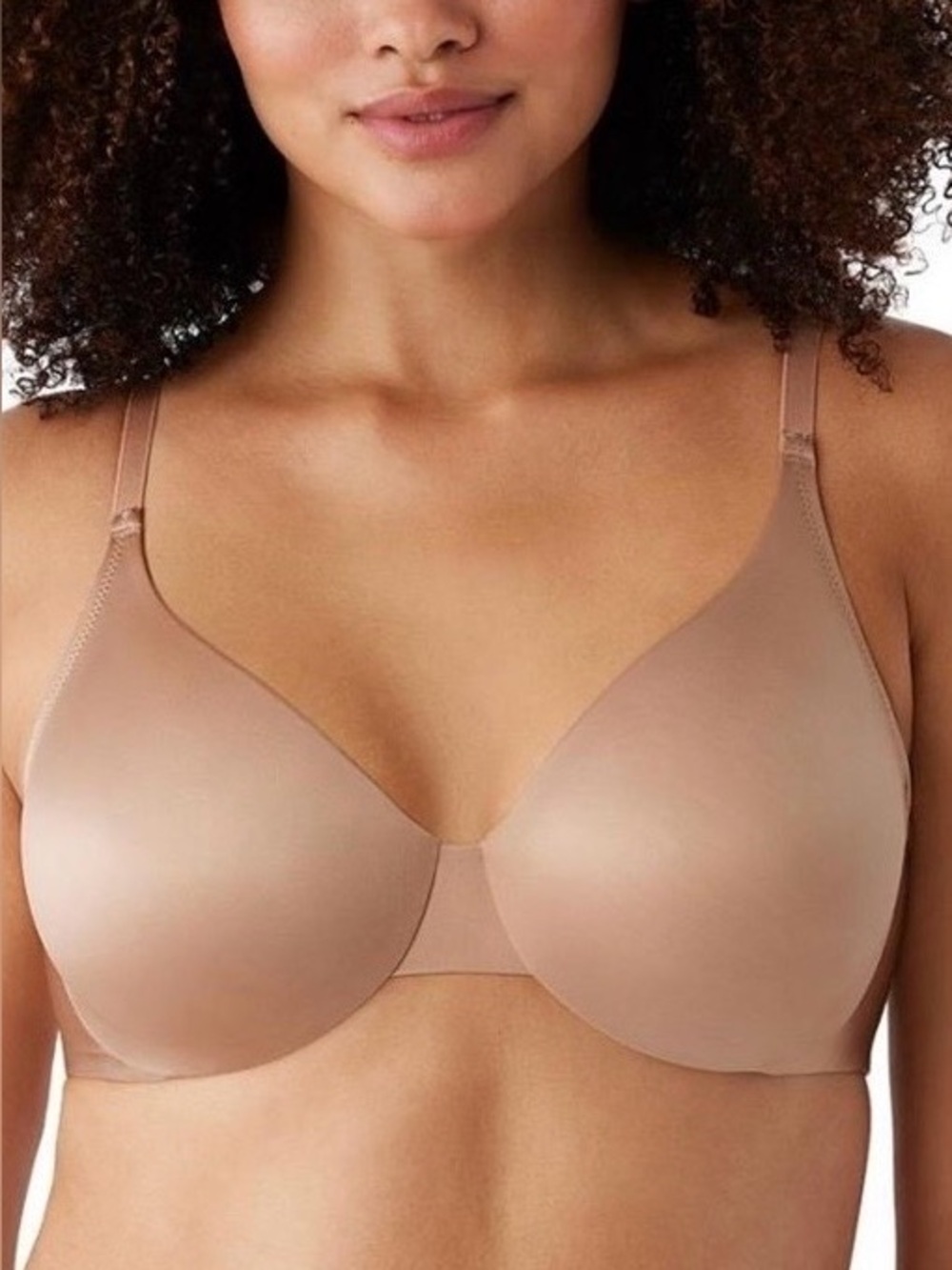Wacoal Womens Inner Sheen Underwire Bra Full Coverage Bra Size 40C Beige NWT